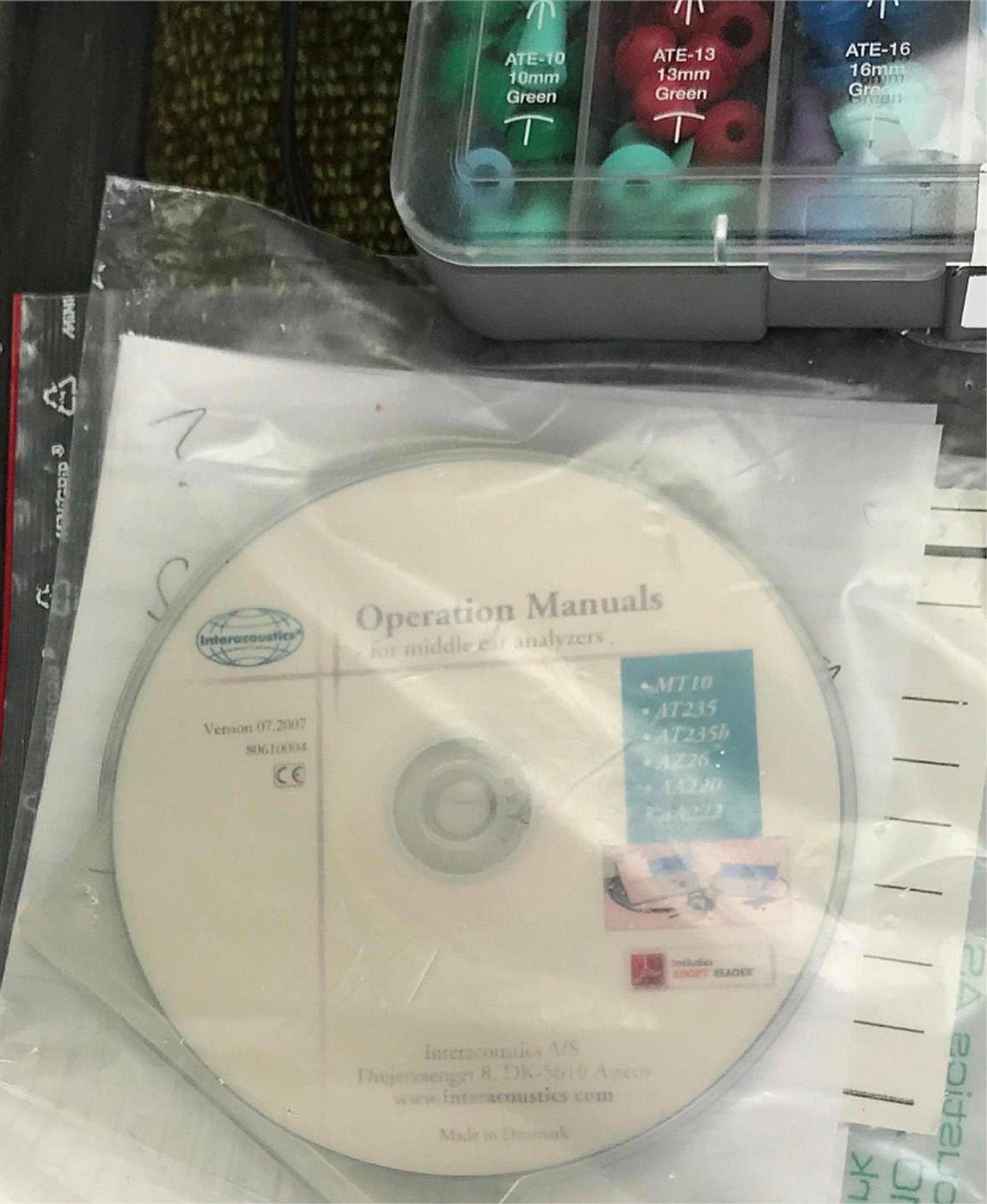 INTERACOUSTICS AT235 AUDIOMETER w/ PROBE & AD229 SOUND CHAMBER BOOTH WATCH VIDEO