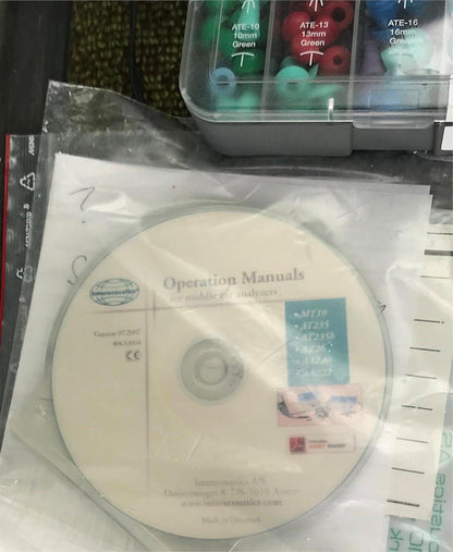 INTERACOUSTICS AT235 AUDIOMETER w/ PROBE & AD229 SOUND CHAMBER BOOTH WATCH VIDEO