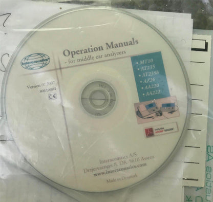 INTERACOUSTICS AT235 AUDIOMETER w/ PROBE & AD229 SOUND CHAMBER BOOTH WATCH VIDEO