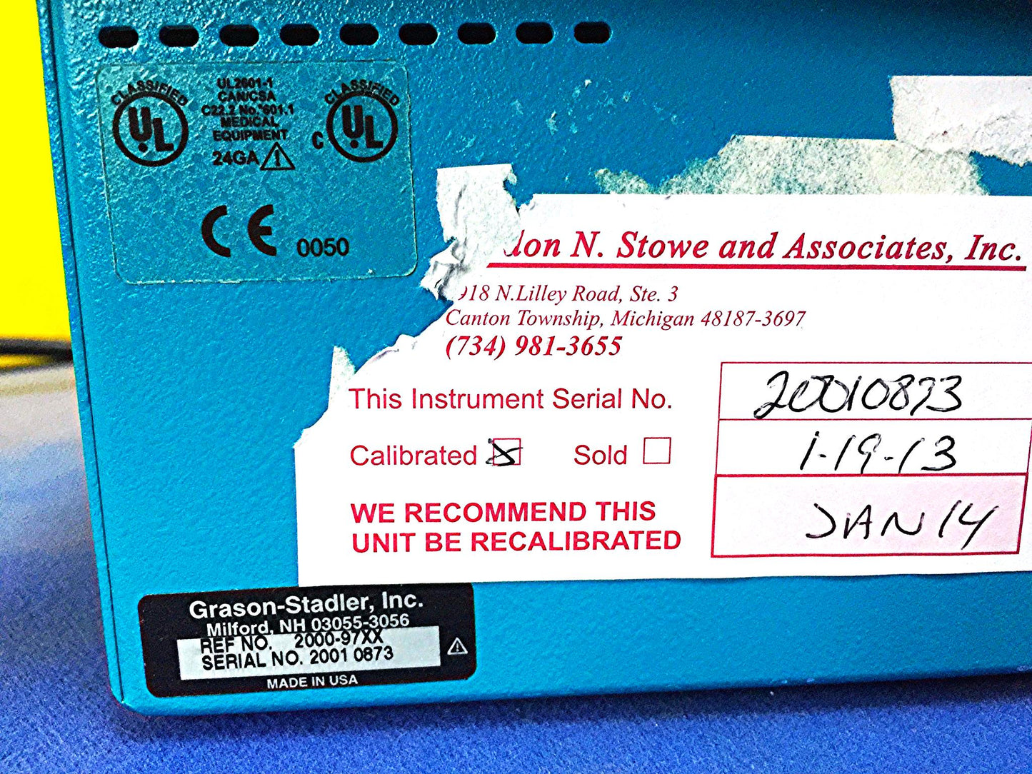 GSI TYMPSTAR MIDDLE EAR ANALYZER TYMPANOMETER