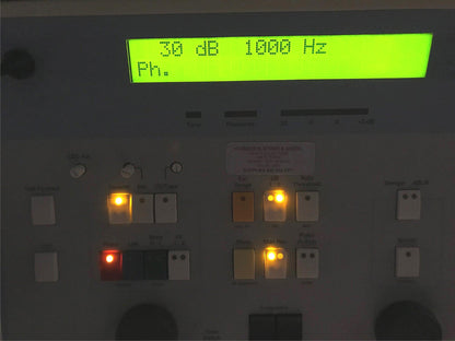 INTERACOUSTICS AT235 AUDIOMETER w/ PROBE & AD229 SOUND CHAMBER BOOTH WATCH VIDEO