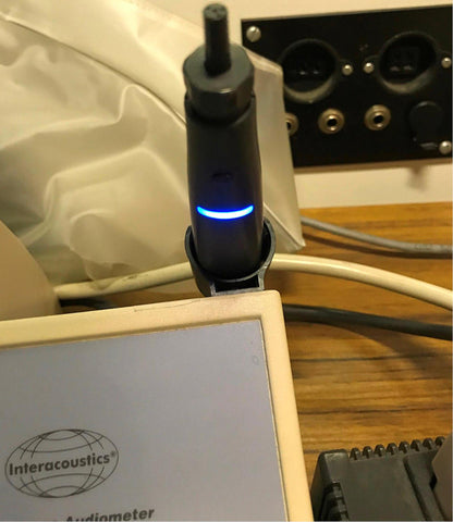 INTERACOUSTICS AT235 AUDIOMETER w/ PROBE & AD229 SOUND CHAMBER BOOTH WATCH VIDEO