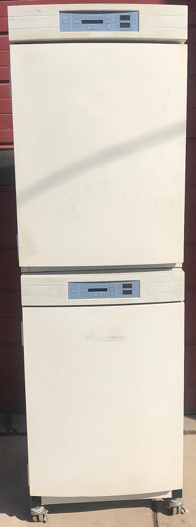 FORMA INCUBATOR Water Jacketed Double Stack Model 3110 CO2 PERFECT WATCH VIDEO