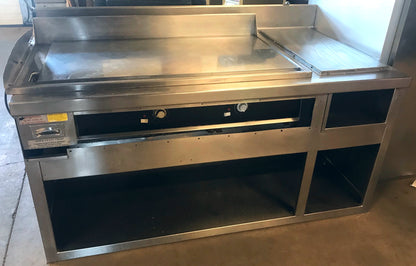 KEATING MIRACLEAN 48FLD30DC GAS GRILL GRIDDLE 48 x 30 & STAND FREE BUSINESS SHIP