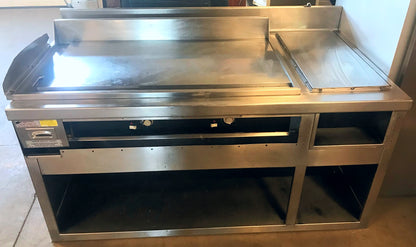 KEATING MIRACLEAN 48FLD30DC GAS GRILL GRIDDLE 48 x 30 & STAND FREE BUSINESS SHIP