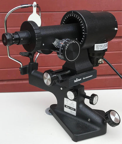 LEICA REICHERT 12990 DIOPTRIC KERATOMETER SLIT LAMP OPHTHALMOLOGY WATCH VIDEO