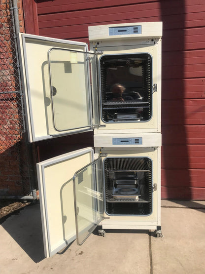 FORMA INCUBATOR Water Jacketed Double Stack Model 3110 CO2 PERFECT WATCH VIDEO