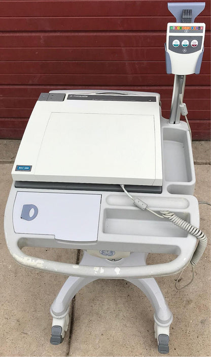 GE MARQUETTE MAC 5000 & ACQUISION MODULE & CART RESTING ECG EKG SYSTEM FREE SHIP