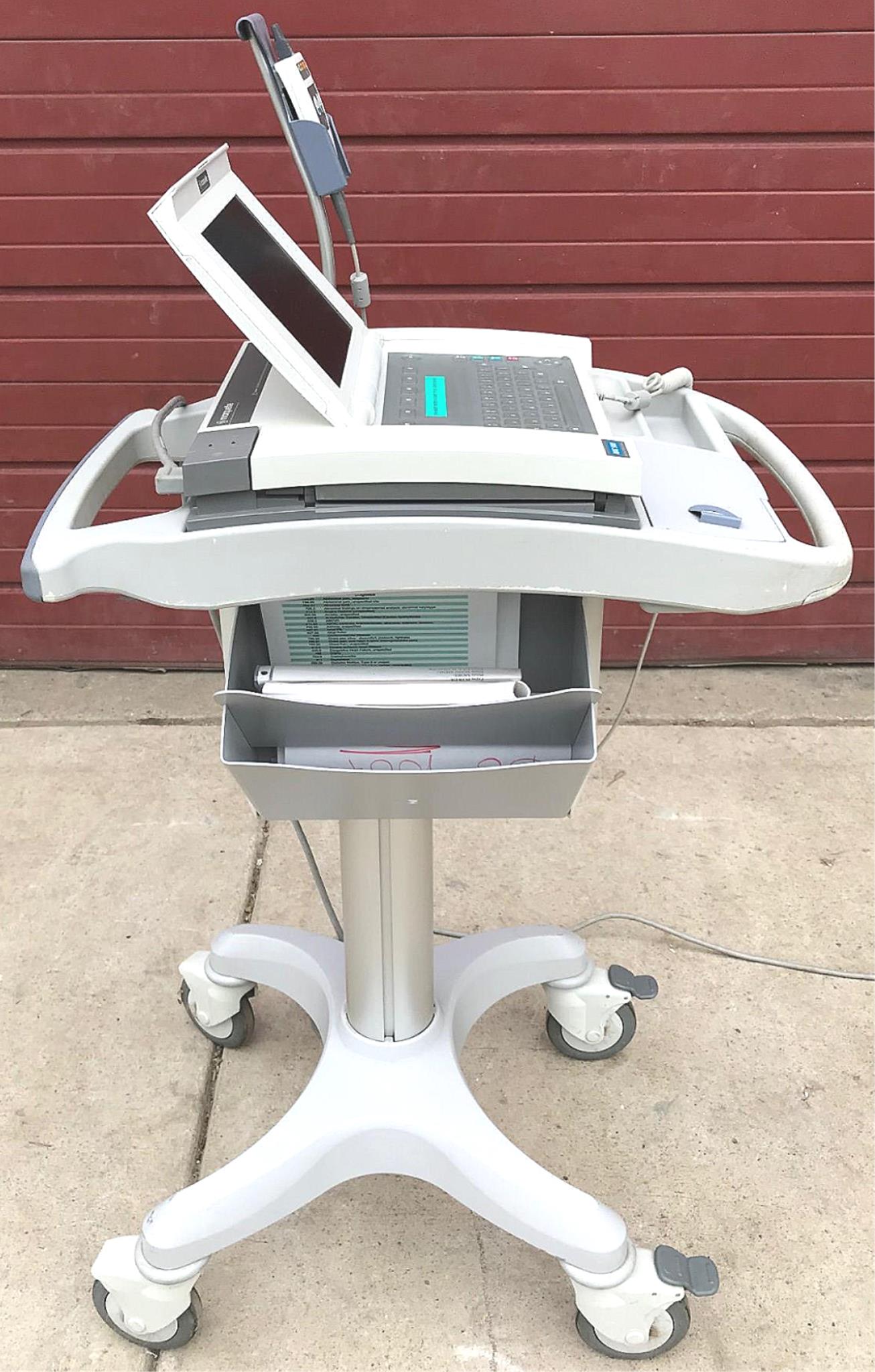 GE MARQUETTE MAC 5000 & ACQUISION MODULE & CART RESTING ECG EKG SYSTEM FREE SHIP