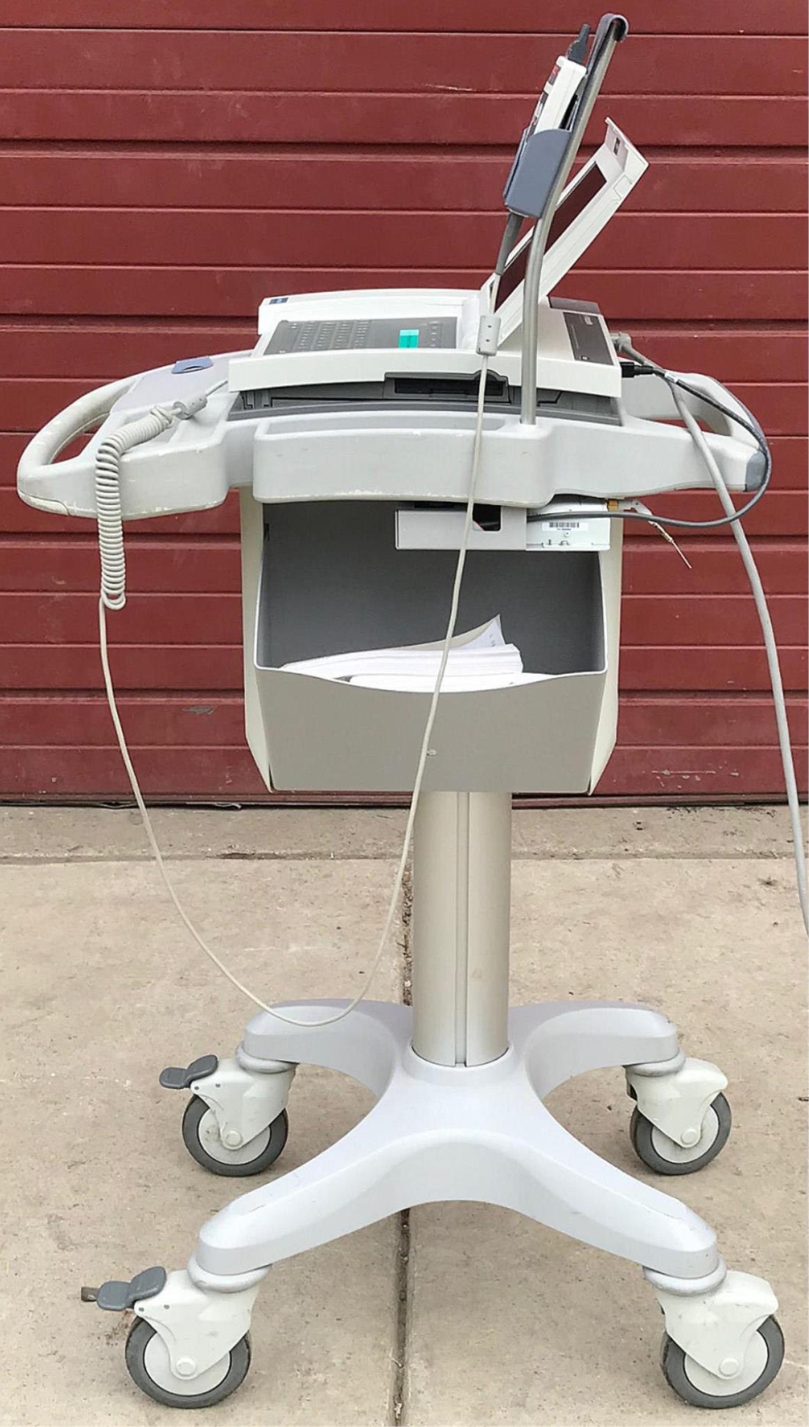 GE MARQUETTE MAC 5000 & ACQUISION MODULE & CART RESTING ECG EKG SYSTEM FREE SHIP