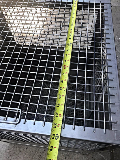 STAINLESS STEEL VETERINARY TRAVEL GAME TURKEY CAT DOG PET CAGE ACME FREE SHIP