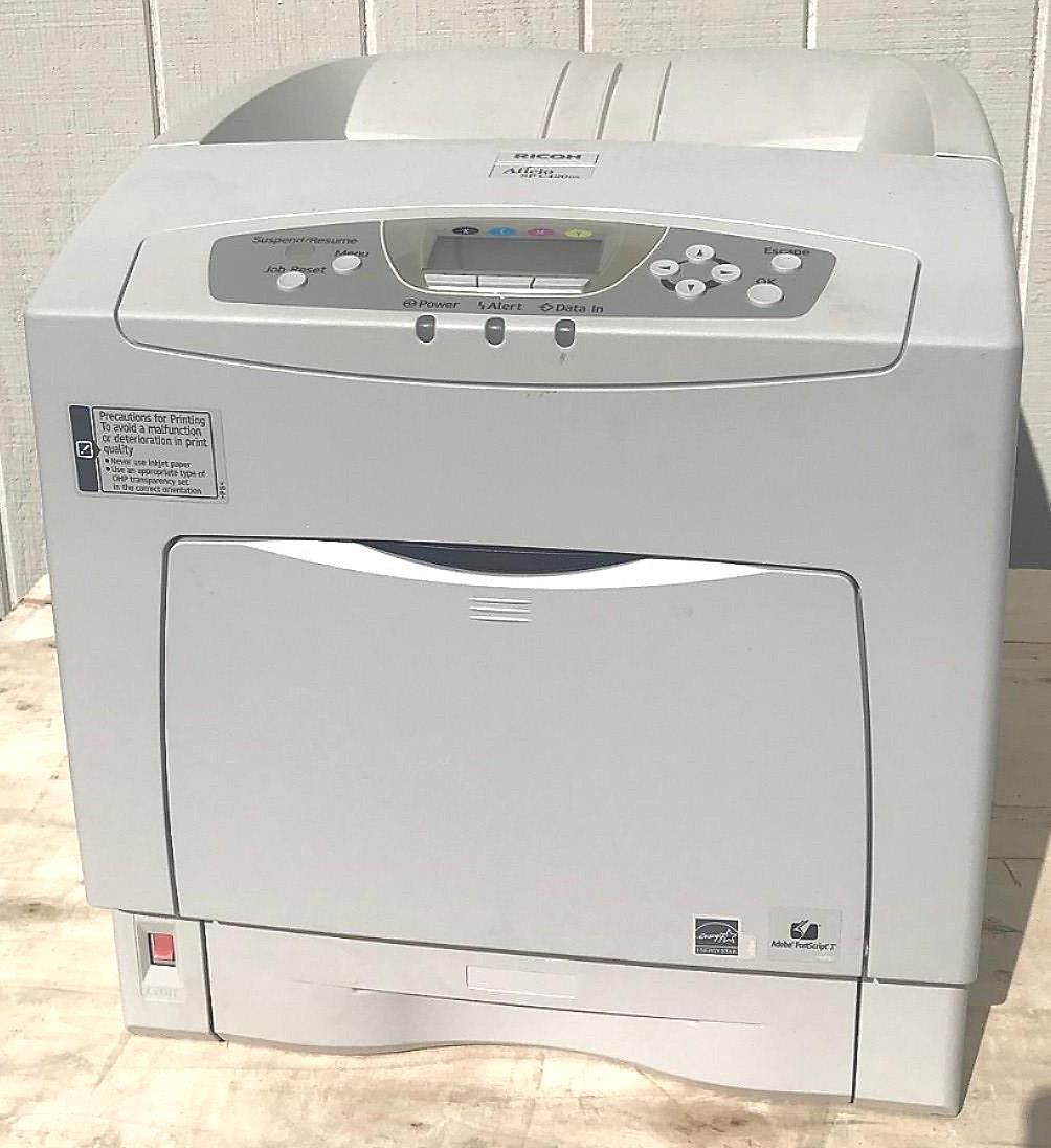 RICOH AFICIO SP C420DN COLOR LASER PRINTER WATCH VIDEO