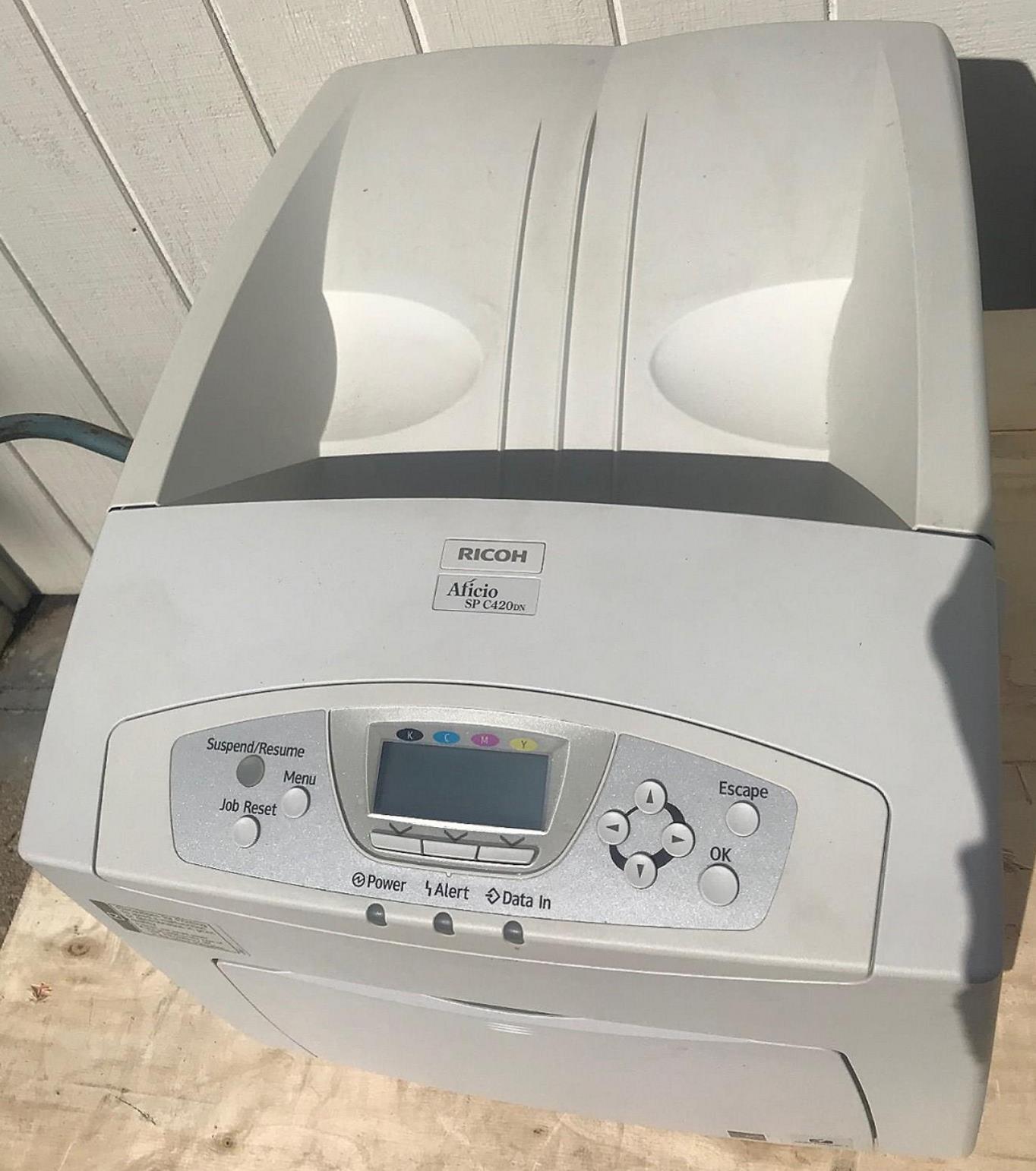 RICOH AFICIO SP C420DN COLOR LASER PRINTER WATCH VIDEO