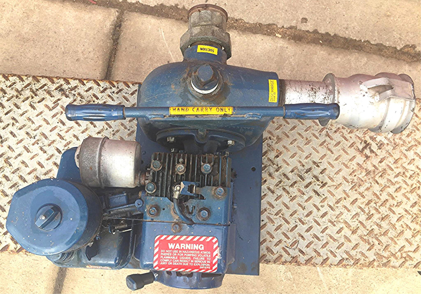 GR GORMAN RUPP 82K38 SELF-PRIMING CENTRIFUGAL PUMP BRIGGS STRATTON ENGINE DRIVEN