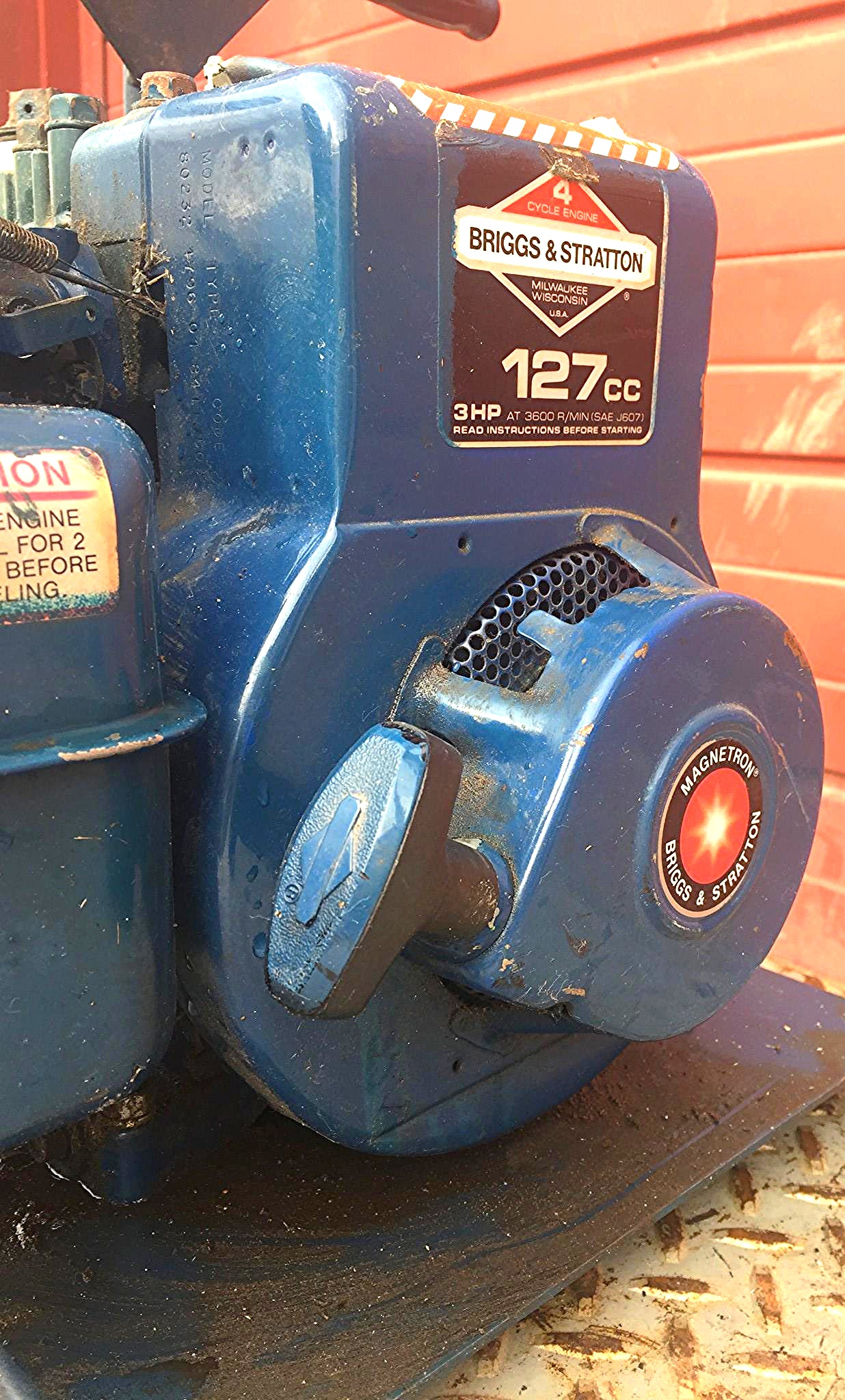 GR GORMAN RUPP 82K38 SELF-PRIMING CENTRIFUGAL PUMP BRIGGS STRATTON ENGINE DRIVEN