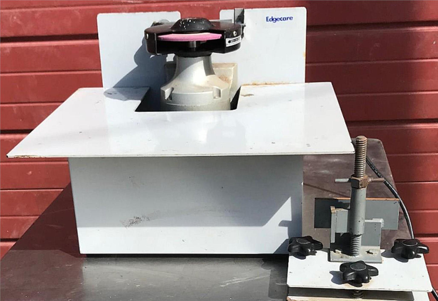 RARE EDGECARE SKATE SHARPENER with SKATE HOLDER 100% WORKS WATCH VIDEO