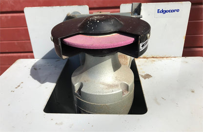 RARE EDGECARE SKATE SHARPENER with SKATE HOLDER 100% WORKS WATCH VIDEO