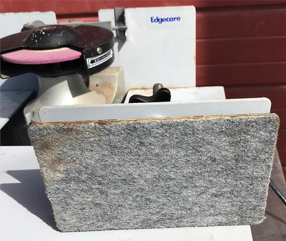 RARE EDGECARE SKATE SHARPENER with SKATE HOLDER 100% WORKS WATCH VIDEO