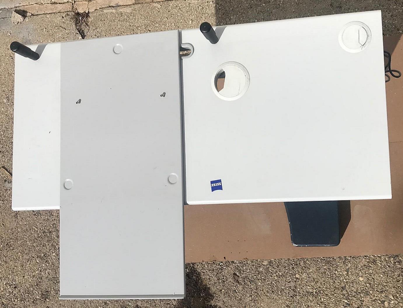 ORIGINAL ZEISS HI-LO ADJUSTABLE POWER TABLE FOR OPTICAL IOL A-SCAN WATCH VIDEO