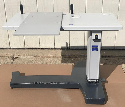 ORIGINAL ZEISS HI-LO ADJUSTABLE POWER TABLE FOR OPTICAL IOL A-SCAN WATCH VIDEO