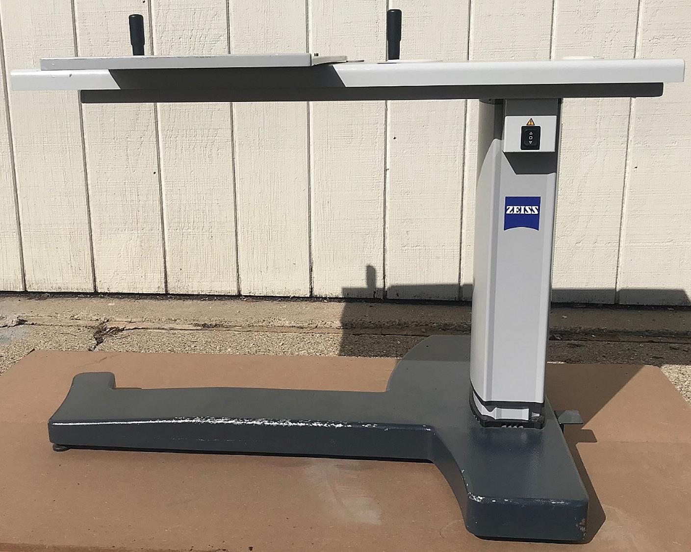 ORIGINAL ZEISS HI-LO ADJUSTABLE POWER TABLE FOR OPTICAL IOL A-SCAN WATCH VIDEO