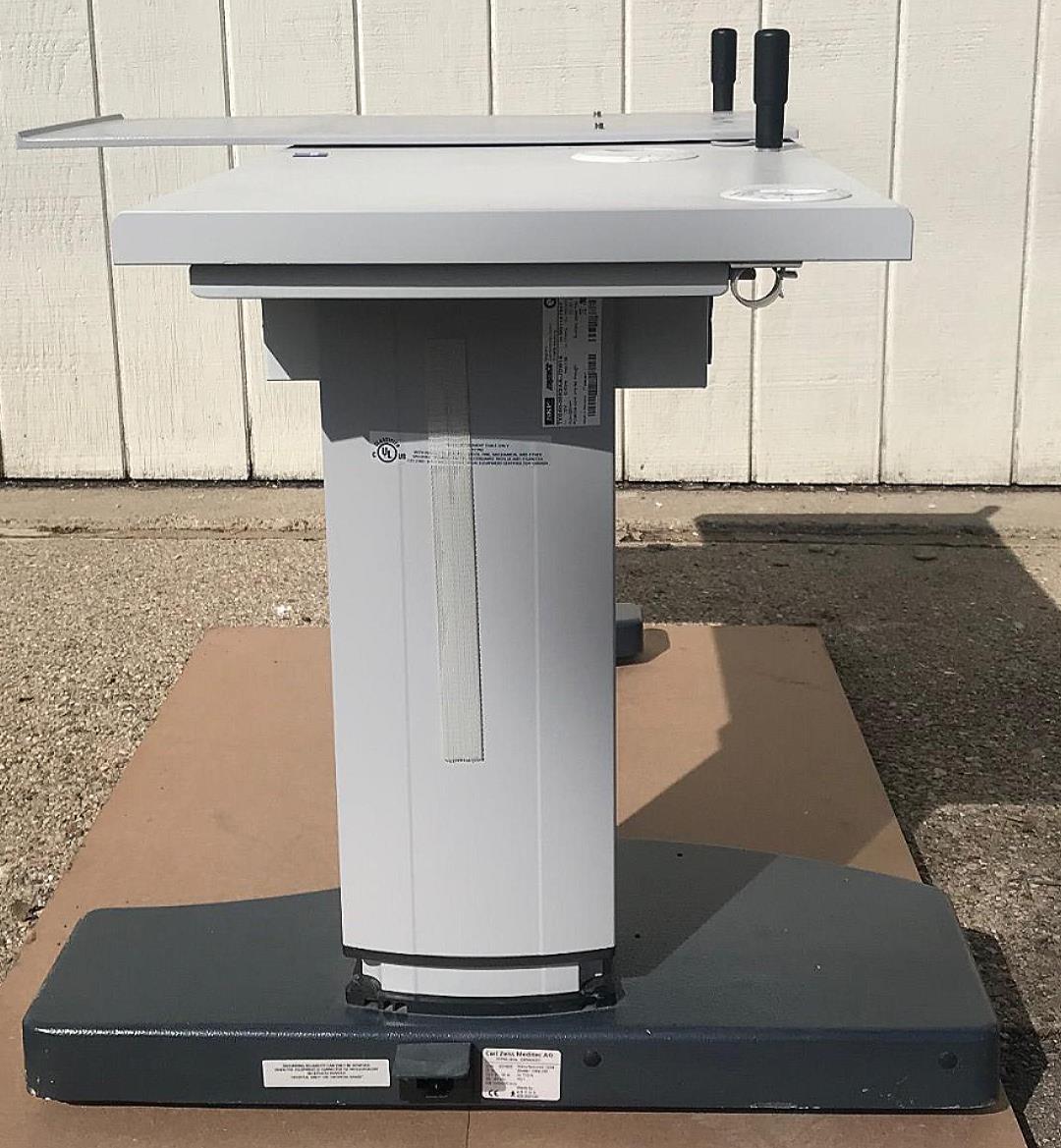 ORIGINAL ZEISS HI-LO ADJUSTABLE POWER TABLE FOR OPTICAL IOL A-SCAN WATCH VIDEO