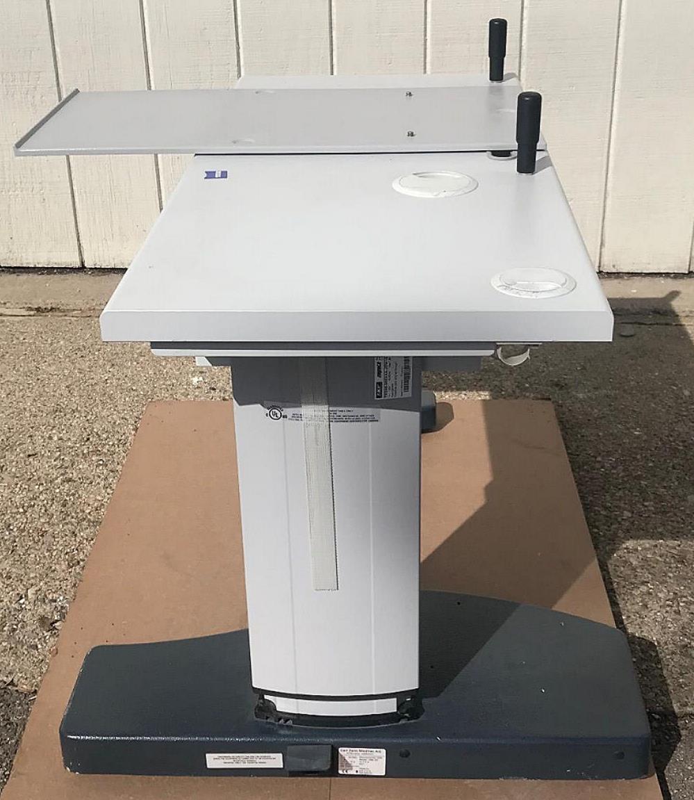 ORIGINAL ZEISS HI-LO ADJUSTABLE POWER TABLE FOR OPTICAL IOL A-SCAN WATCH VIDEO