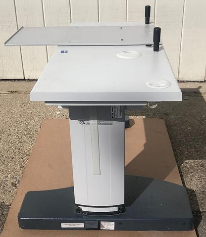 ORIGINAL ZEISS HI-LO ADJUSTABLE POWER TABLE FOR OPTICAL IOL A-SCAN WATCH VIDEO