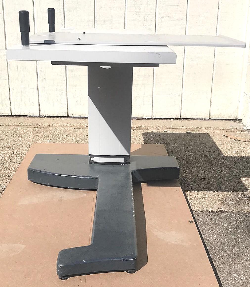 ORIGINAL ZEISS HI-LO ADJUSTABLE POWER TABLE FOR OPTICAL IOL A-SCAN WATCH VIDEO