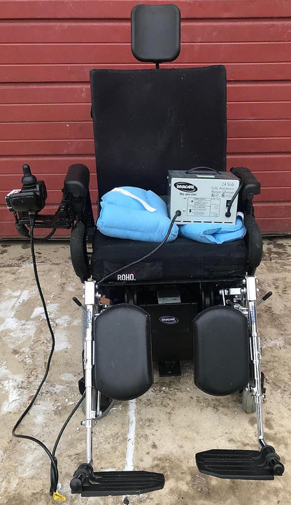 INVACARE PRONTO SURE STEP M71 SUPER TILT WHEELCHAIR CHARGER & BATTERY WATCHVIDEO