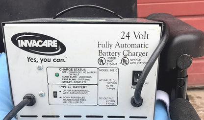 INVACARE PRONTO SURE STEP M71 SUPER TILT WHEELCHAIR CHARGER & BATTERY WATCHVIDEO