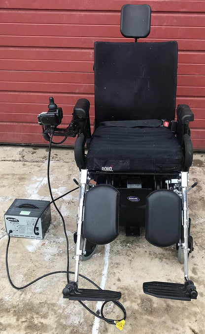 INVACARE PRONTO SURE STEP M71 SUPER TILT WHEELCHAIR CHARGER & BATTERY WATCHVIDEO