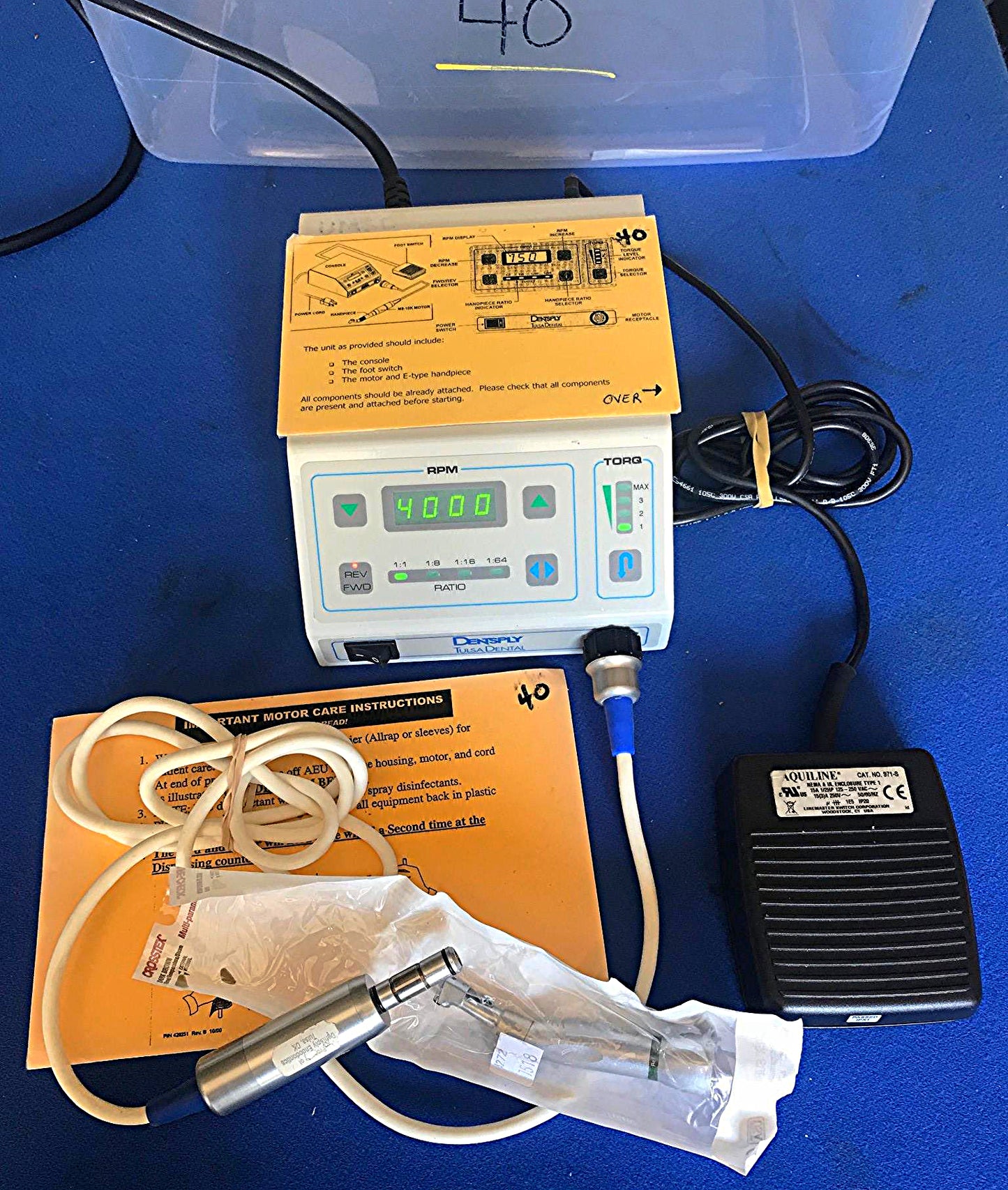 DENTSPLY AEU-20 COMPLETE with DRILL STERILIZED FREESHIP WATCH VIDEO