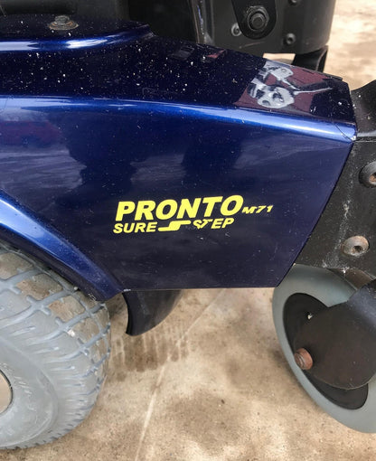 INVACARE PRONTO SURE STEP M71 SUPER TILT WHEELCHAIR CHARGER & BATTERY WATCHVIDEO