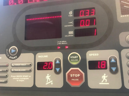 STAR TRAC PRO 7631 HEAVY DUTY TREADMILL with ORIGINAL RUNNING BELT WATCH VIDEO