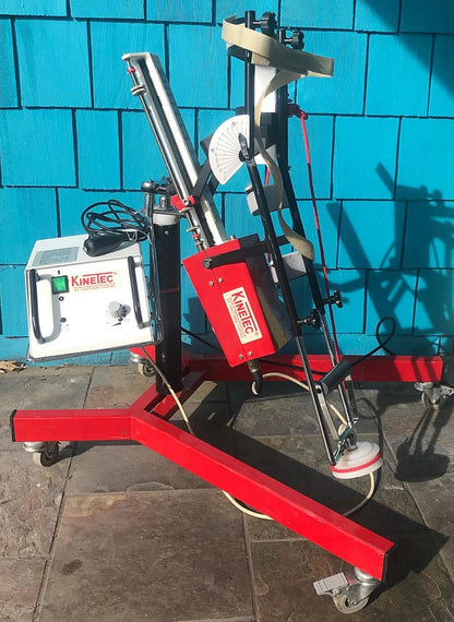 KINETEC 6080 ELBOW REHAB CPM CONTINUOUS PASSIVE MOTION REMOTE & STAND WATCHVIDEO