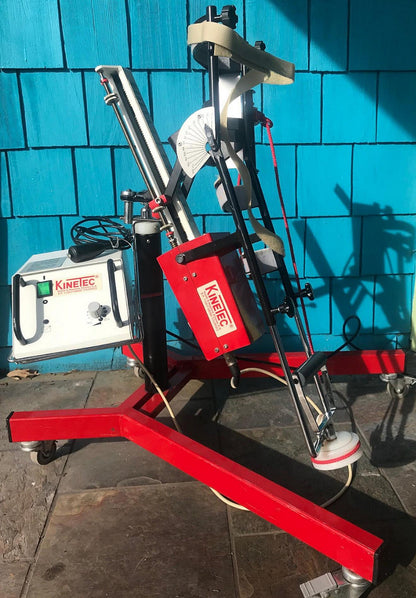KINETEC 6080 ELBOW REHAB CPM CONTINUOUS PASSIVE MOTION REMOTE & STAND WATCHVIDEO