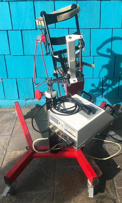 KINETEC 6080 ELBOW REHAB CPM CONTINUOUS PASSIVE MOTION REMOTE & STAND WATCHVIDEO