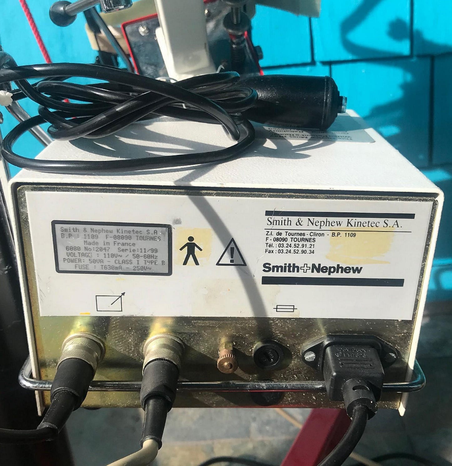 KINETEC 6080 ELBOW REHAB CPM CONTINUOUS PASSIVE MOTION REMOTE & STAND WATCHVIDEO