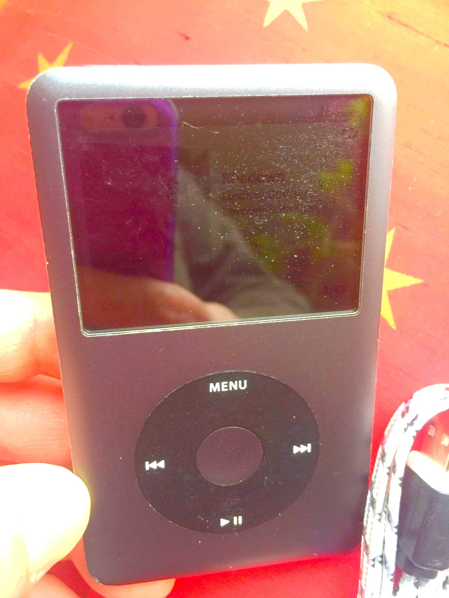 iPod CLASSIC 160 GB 7TH GENERATION Mc297II WATCH VIDEO WORKING GREAT