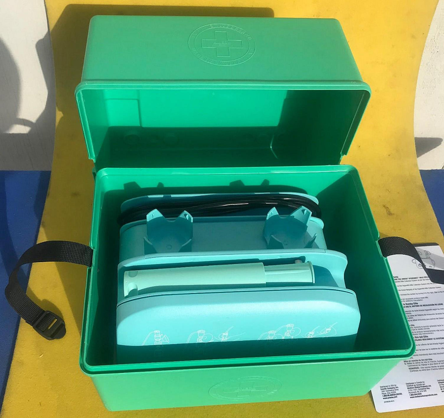 AMEDA ELITE BREAST PUMP with Protective CASE "NOT A RENTAL UNIT" WATCH VIDEO