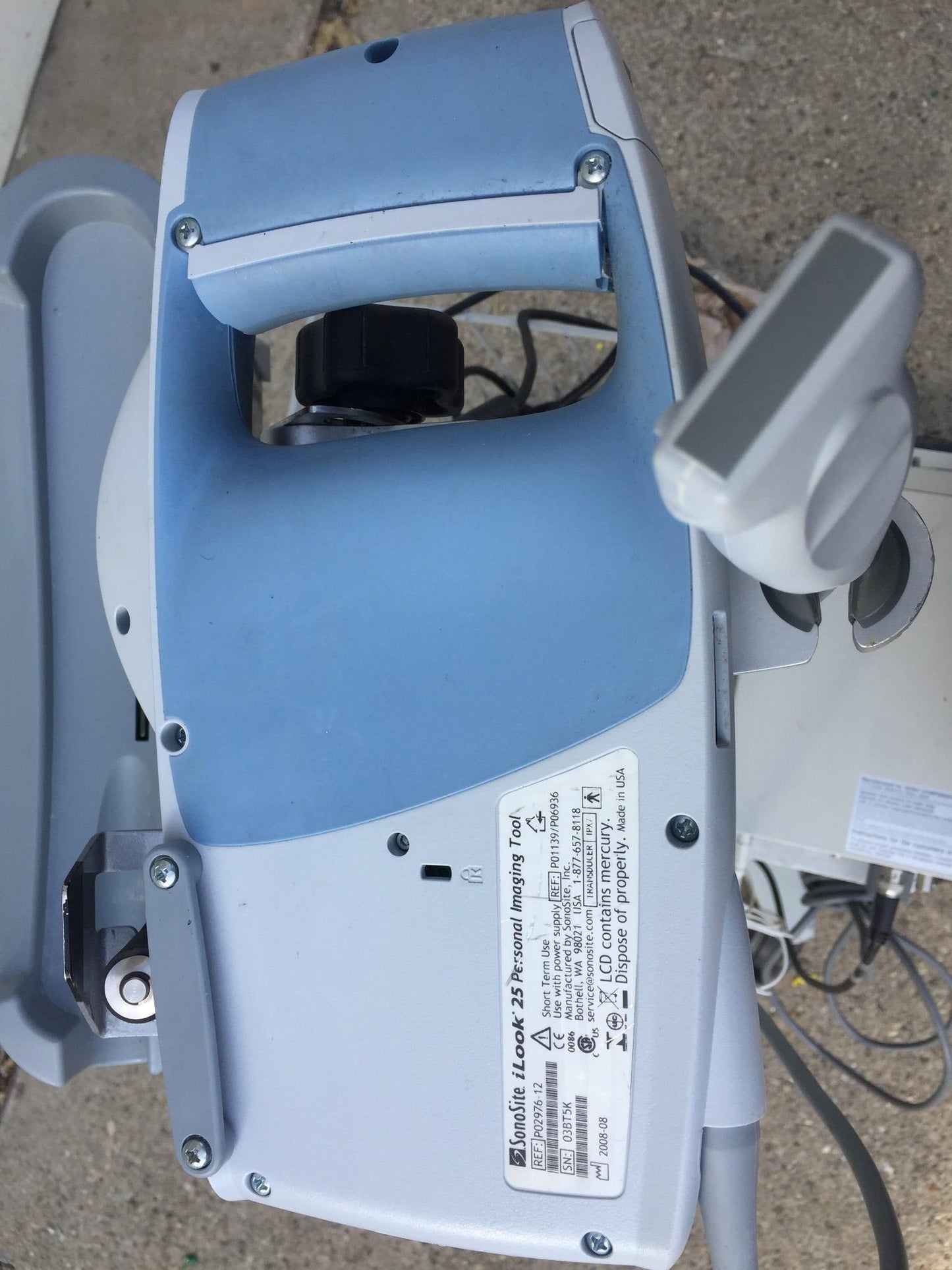 iLOOK SONOSITE L25 PERSONAL IMAGING TOOL ULTRASOUND STAND TRANSDUCER WATCH VIDEO