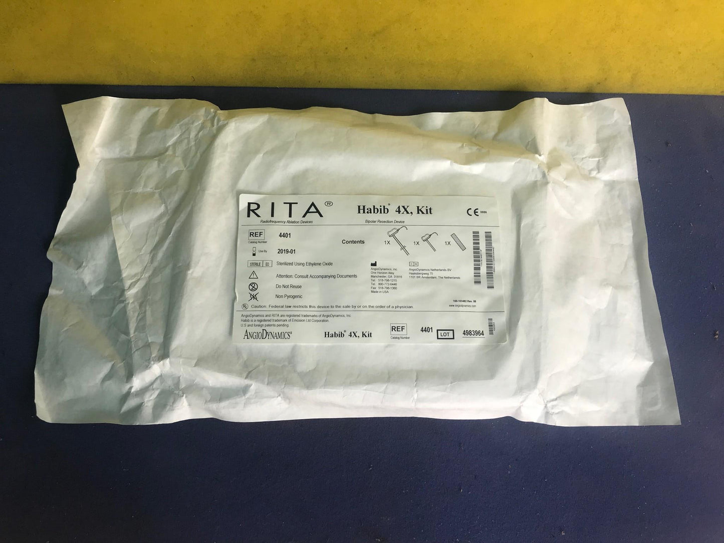 RITA BIPOLAR RESECTION DEVICE ANGIODYNAMIC RADIOFREQUENCY ABLATION HABIB 4X 2019