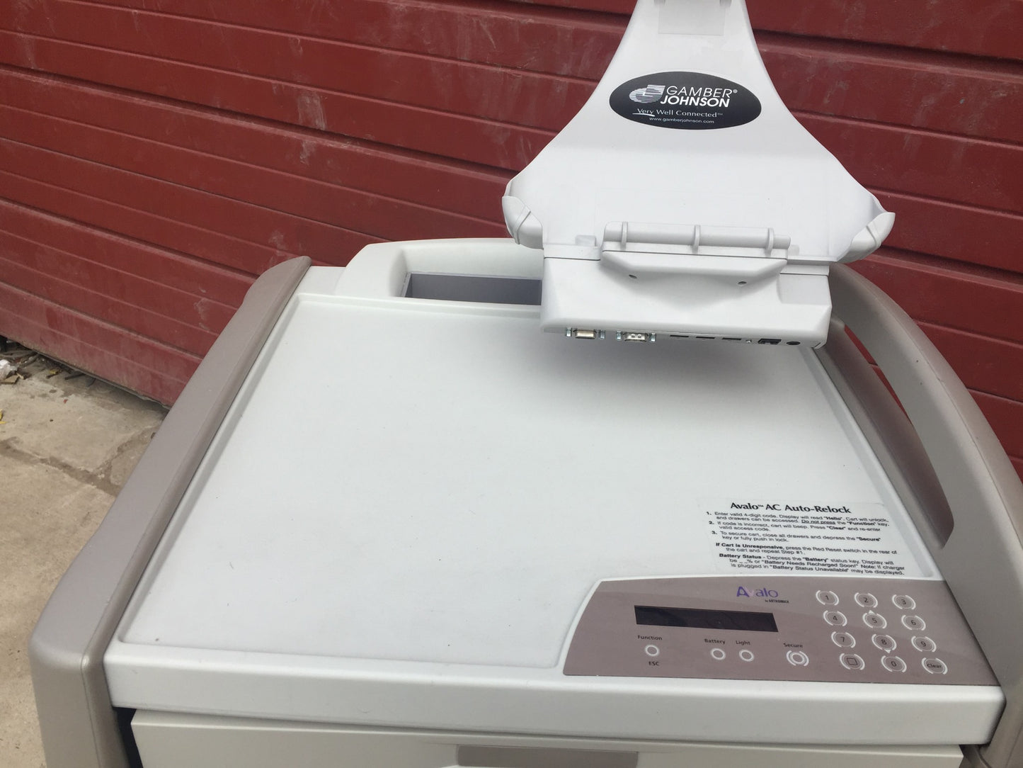 ARTROMICK KEYLESS AVALO AC AUTO RELOCK MEDICAL CART WATCH VIDEO FREE SHIP