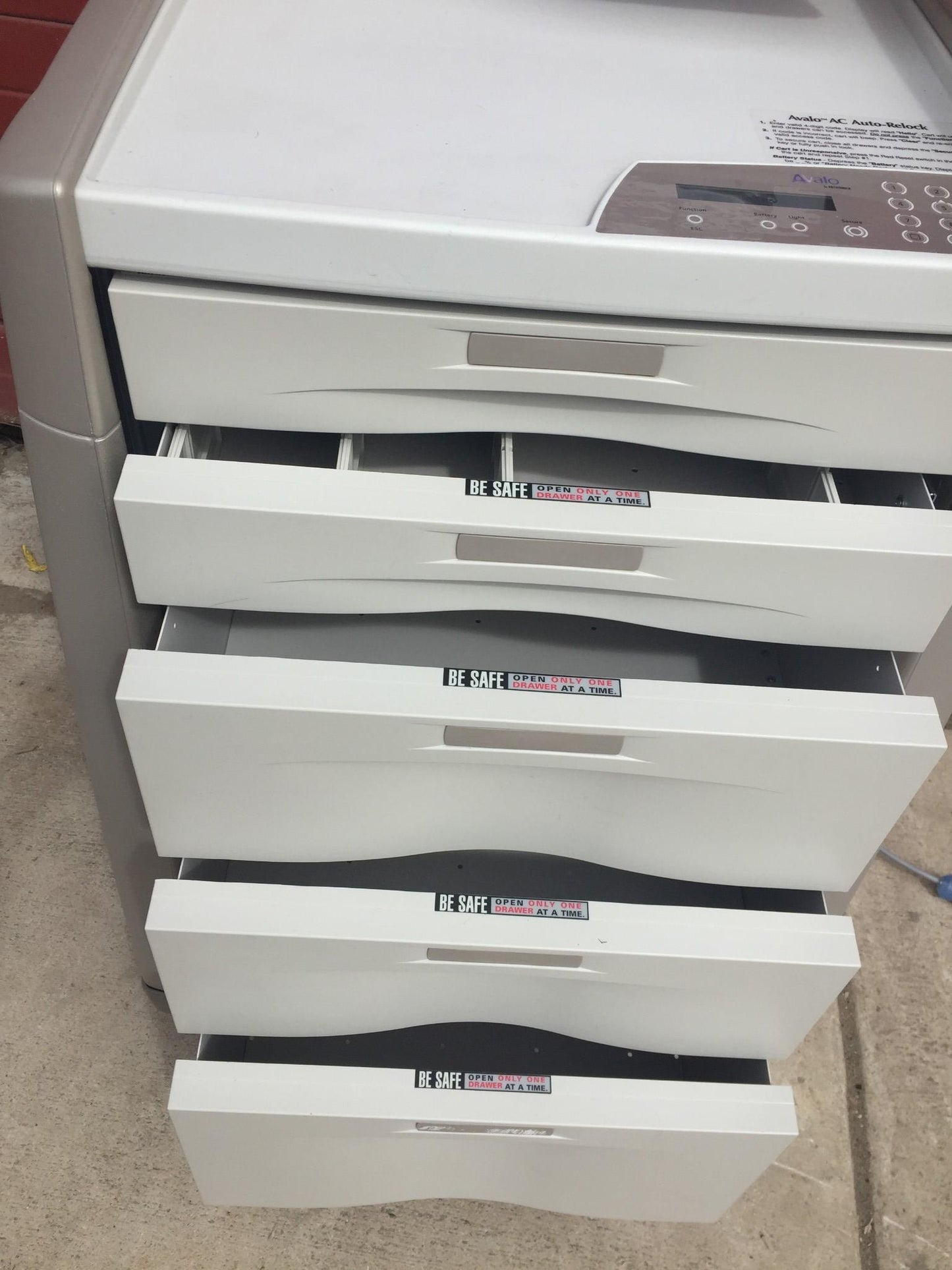 ARTROMICK KEYLESS AVALO AC AUTO RELOCK MEDICAL CART WATCH VIDEO FREE SHIP