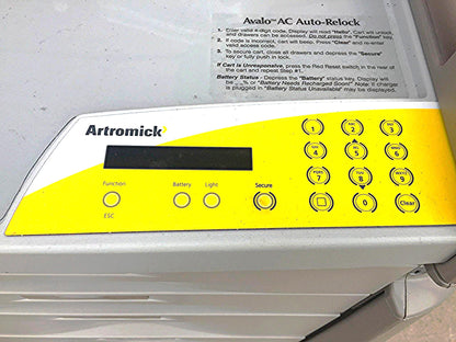 ARTROMICK KEYLESS AVALO AC AUTO RELOCK MEDICAL CART WATCH VIDEO FREE SHIP