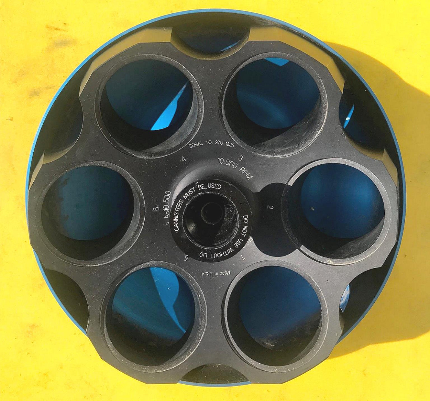 BECKMAN J-LITE JLA10500 AVANTI CENTRIFUGE ROTOR 4CANISTER 100%Test 90dayWARRANTY