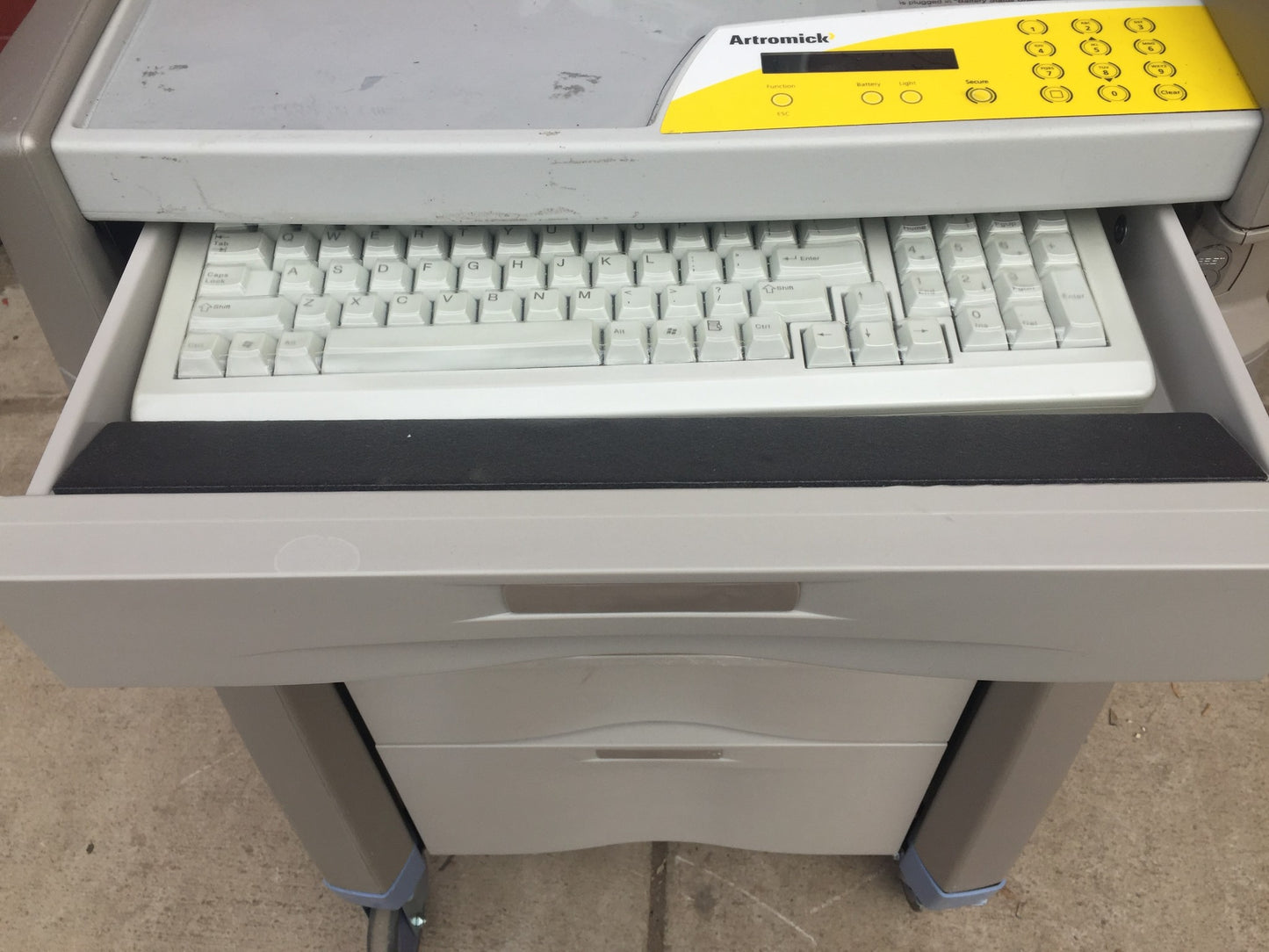 ARTROMICK KEYLESS AVALO AC AUTO RELOCK MEDICAL CART WATCH VIDEO FREE SHIP