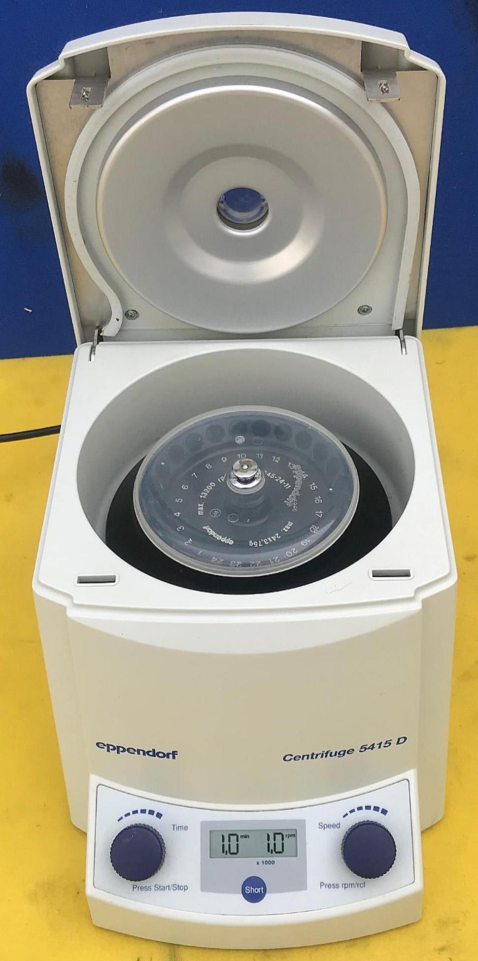 EPPENDORF 5415D with F45-24-1 ROTOR 90 Day WARRANTY WATCH VIDEO FREE SHIPPING