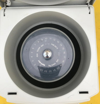 EPPENDORF 5415D & F45-24-11 ROTOR w LID WATCH VIDEO FREE SHIP